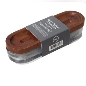 Better Homes And Gardens Frosted Glass/Dark Wood 21 Pc Incense Set